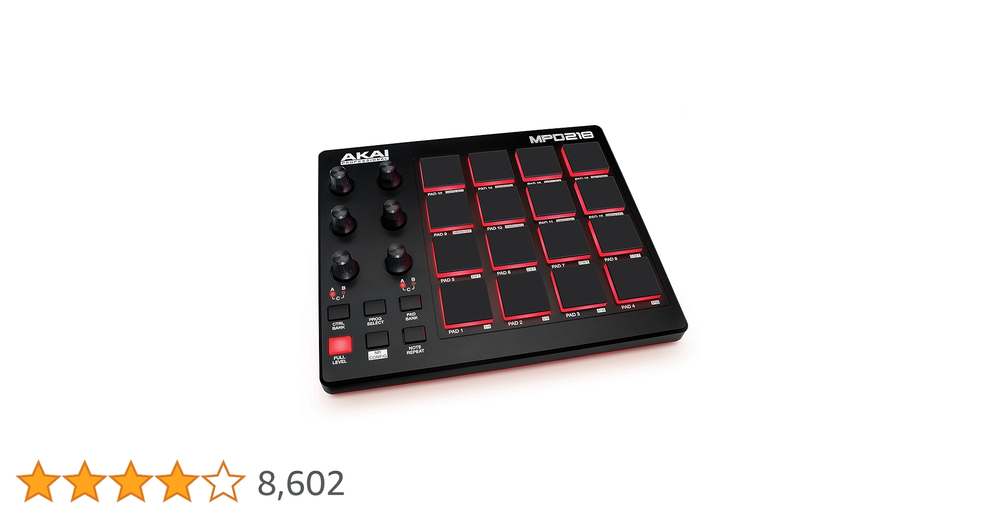Amazon.co.jp: Akai Professional USB MIDIコントローラー 16